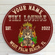 MeMate Tiki Bar Signs Personalized Name Color Wooden Sign Outdoor, Tiki Bar Decor, Customized Tiki Sign, Tiki Lounge Decorations for Wall, Wood Plaque for Backyards Patio Housewarming Gifts