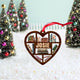 book heart ornament