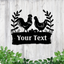 MeMate Personalized Name Outdoor Sign, Chicken Coop Signs, Chicken Metal Sign, Hen House Outdoor Décor, Housewarming Gift for Family Friend