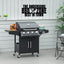 MeMate Metal BBQ Signs, Personalized Barbecue Metal Signs Kitchen Decor, Grill Sign to Personalize, Custom Name Outdoor Plaques, Rustic Decorations for Man Cave