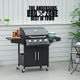 MeMate Metal BBQ Signs, Personalized Barbecue Metal Signs Kitchen Decor, Grill Sign to Personalize, Custom Name Outdoor Plaques, Rustic Decorations for Man Cave