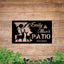 MeMate Metal Outdoor Sign, Backyard Paradise Sign to Personalize, Personalized Backyard Metal Signs Kitchen Decor, Custom Name Outdoor Plaques