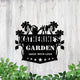 MeMate Vegetable Garden Sign, Personalized Metal Signs, Garden Sign to Personalize, Customized Name Wall Art for Garden Outdoor Decor, Outdoor Plaque Large Sign for Potting Shed, She Shed (Copy)