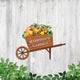MeMate Garden Sign, Vegetable Garden Signs for Outdoor Decor, Personalized Metal Signs Garden, Customized Name Wall Art, Large Sign for She Shed Porch Deck, Personalized Outdoor Plaques
