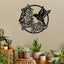 MeMate Personalized Metal Sign Hummingbird, Custom Garden Metal Signs Outdoor Décor, 8" - 24" Garden Signs Metal, HummingbirdSign, Hummingbird Flowers Garden Signs to Personalize, Shed Shed Sign
