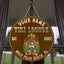 MeMate Tiki Bar Signs Personalized Name Color Wooden Sign Outdoor, Tiki Bar Decor, Customized Tiki Sign, Tiki Lounge Decorations for Wall, Wood Plaque for Backyards Patio Housewarming Gifts