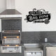 MeMate BBQ Signs, Grill Sign to Personalize, Personalized Barbecue Metal Signs Kitchen Decor, Custom Name Outdoor Plaques for Backyard, Patio, Porch, Deck