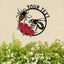 MeMate Personalized Metal Sign Bee, Custom Garden Metal Signs Outdoor Décor, 8" - 24" Garden Signs Metal, Bee Farm Sign, Bee Flowers Garden Signs to Personalize, Shed Shed Sign, Rustic Plaque