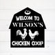 MeMate Chicken Coop Signs, Chicken Coop Signs for Farmhouse Decoration, Metal Signs Outdoor Decor, 8-24 inches Large Metal Sign, Farm Sign, Hen House Decor, Housewarming Gifts