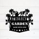 MeMate Vegetable Garden Sign, Personalized Metal Signs, Garden Sign to Personalize, Customized Name Wall Art for Garden Outdoor Decor, Outdoor Plaque Large Sign for Potting Shed, She Shed (Copy)