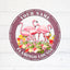 MeMate Flamingo Metal Sign, Outdoor Décor for Backyard, Patio, Pool, Kitchen, Lounge, Personalized Name Outdoor Sign, Pink Metal Sign Housewarming Gift for Family Friend