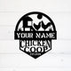 MeMate Chicken Coop Signs, Chicken Coop Signs for Farmhouse Decoration, Metal Signs Outdoor Decor, 8-24 inches Large Metal Sign, Farm Sign, Hen House Decor, Housewarming Gifts