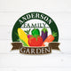 MeMate Vegetable Garden Sign, Personalized Metal Signs, Garden Sign to Personalize, Customized Name Wall Art for Garden Outdoor Decor, Outdoor Plaque Large Sign for Potting Shed, She Shed