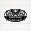 MeMate Personalized Metal Garden Sign for Garden, Custom Name Signs for Garden, Porch, Deck, Love Grows Here Garden Sign
