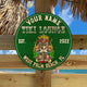 MeMate Tiki Bar Signs Personalized Name Color Wooden Sign Outdoor, Tiki Bar Decor, Customized Tiki Sign, Tiki Lounge Decorations for Wall, Wood Plaque for Backyards Patio Housewarming Gifts