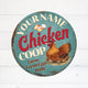 MeMate Chicken Coop Signs, Hen House Decor, Chicken Coop Signs for Farmhouse Decoration, Metal Signs Outdoor Decor, 8-24 inches Large Metal Sign, Farm Sign, Housewarming Gifts