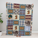 Baby Western Blankets, Cowboy Baby Blankets, Personalized Western Plaid Baby Blankets for Boys Girls, Baby Boy Stuff, Custom Baby Blankets Name Fleece Blankets for Infant Newborn Son Daughter