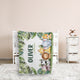Woodland Baby Blankets, Personalized Baby Blankets for Boys, Custom Baby Woodland Blanket Name, Baby Blankets With Name, Woodland Animals Swaddle Blanket, Plush Blankets for Son Daughter Newborn