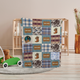 Baby Western Blankets, Cowboy Baby Blankets, Personalized Western Plaid Baby Blankets for Boys Girls, Baby Boy Stuff, Custom Baby Blankets Name Fleece Blankets for Infant Newborn Son Daughter