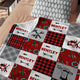 Baby Blanket with Name, Mechanic Baby Blankets, Personalized Baby Blankets for Boys Girls, Custom Baby Blankets Name, Baby Swaddle Blanket, Red Plush Blankets for Daughter Son Newborn Toddlers Kids