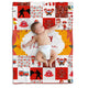 Firefighter Baby Blankets, Baby Firefighter Blanket, Personalized Baby Blankets for Boys, Custom Baby Blankets Name, Firefighter Swaddle Blanket, Plush Blankets for Baby Girl Son Toddlers Kids Visit the locobird Store