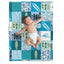 Surfboard Baby Blanket, Surfer Baby Blankets, Personalized Baby Blankets for Boys Surfing, Custom Baby Blankets Name for Girls, Beach Swaddle Blanket, Blue Plush Blankets for Newborn Toddlers Kids