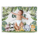 Woodland Baby Blankets, Personalized Baby Blankets for Boys, Custom Baby Woodland Blanket Name, Baby Blankets With Name, Woodland Animals Swaddle Blanket, Plush Blankets for Son Daughter Newborn
