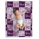 Purple Baby Blankets, Floral Baby Blankets Monogrammed, Personalized Baby Blankets, Custom Blanket with Name for Baby Girl, Flowers Fleece Blanket for Girls, Plush Blanket for Daughter Kids