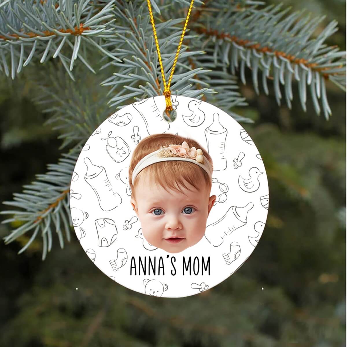 Baby Mom Ornament