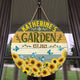 MeMate Personalized Garden Signs for Outdoor Decorative - Custom Name, Year Printed Wood Sign with Sunflower for Flower Garden Decor and Accessories - Wooden Outdoor Plaque for Garden