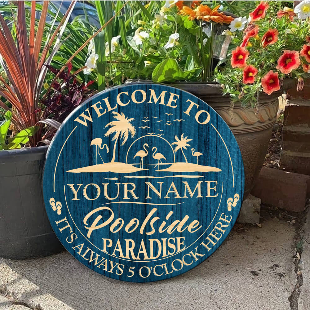 pool sign