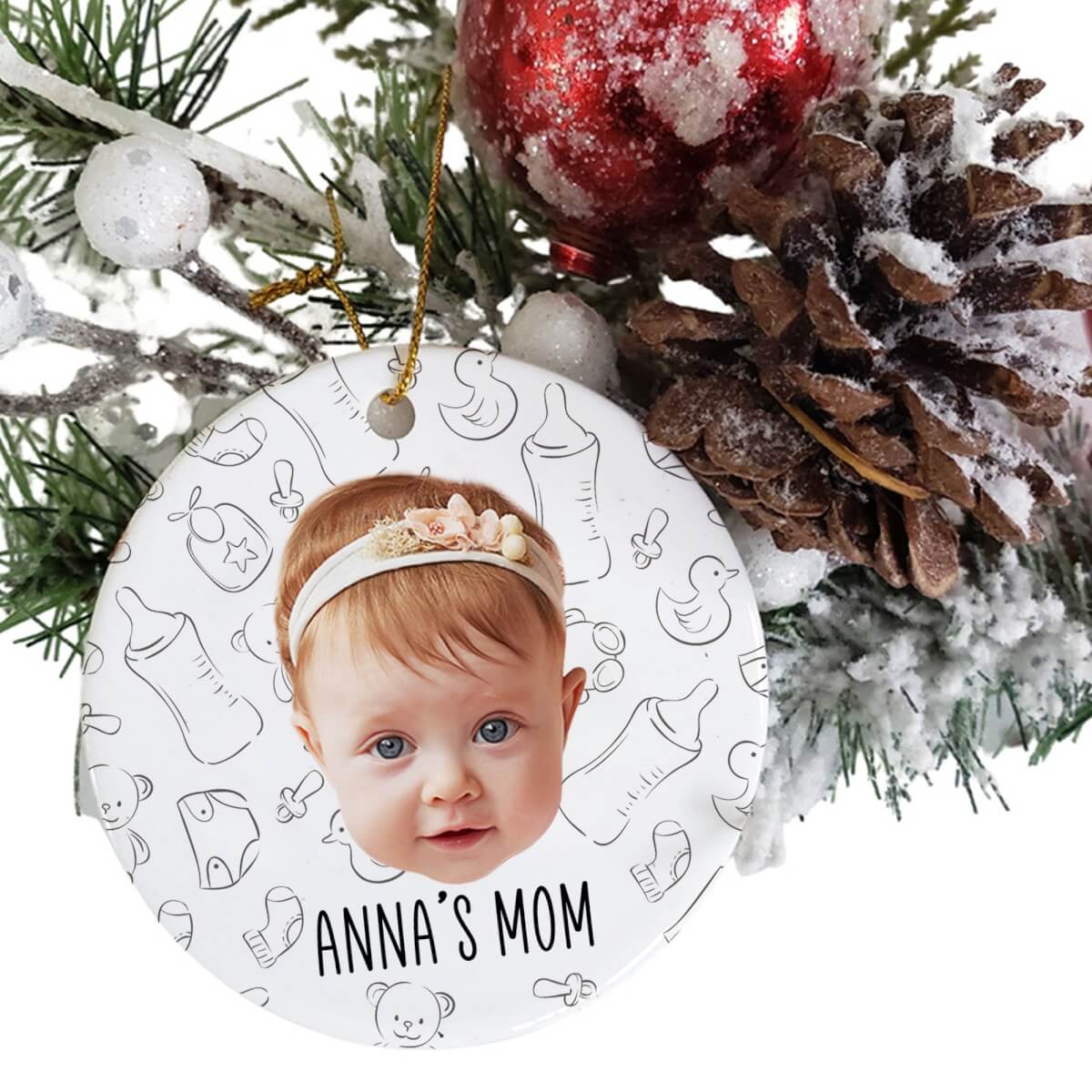 Baby Mom Ornament