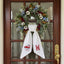 Patriotic Wreath Sash for Front Door, Red Truck US Flag Door Wreath Decor, 54x5 in Personalized Initial Wreath Ribbon, Monogram Embroidered Sash for Holiday, 4th of July Wreath Sashes, Housewarming Gifts