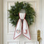 Patriotic Wreath Sash for Front Door, US Flag Door Wreath Decor, 54x5 in Personalized Initial Wreath Ribbon, Monogram Embroidered Sash for Holiday, 4th of July Wreath Sashes, Housewarming Gifts