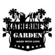MeMate Vegetable Garden Sign, Personalized Metal Signs, Garden Sign to Personalize, Customized Name Wall Art for Garden Outdoor Decor, Outdoor Plaque Large Sign for Potting Shed, She Shed (Copy)