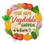 MeMate Vegetable Garden Signs, Personalized Metal Signs, Garden Sign to Personalize, Large Sign for She Shed, Customized Name Wall Art for Garden Outdoor Decor, Personalized Outdoor Plaque