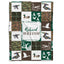 Hunting Baby Blanket, Personalized Baby Blankets for Boys, Hunting Duck Baby Blanket Name, Custom Baby Blankets Name for Girls, Camo Swaddle Blanket, Plush Blankets for Baby Boy Son Daughter Newborn