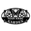 MeMate Personalized Metal Garden Sign for Garden, Custom Name Signs for Garden, Porch, Deck, Love Grows Here Garden Sign