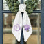 Purple Hydrangea Wreath Sash for Front Door, Personalized Initial Name Wreath Sash, Monogramed Embroidered Ribbon with Adjustable Bow Knot Farmhouse Door Wreath Decor, Gift for Family Friends (Copy)