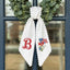 US Flag WithFlowers Patriotic Wreath Sash 54x5 Inch, Wreath Sash for Front Door, Personalized Embroidered Monogram Sash, Independence Day Front Door Decor, America Flag with Bow Wreath Sashes