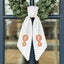 Fall Wreath Sash Bow Embroidered Initials, Personalized Monogram Wreath Sashes 54x5 in, Pumpkins Wreath Ribbon for Front Door, Garland Accessories, Autumn Farmhouse Door Wreath Decor