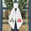 Peony Wreath Sash for Front Door, Flowers Wreath Sash 54x5 Inch, Personalized Initial Monogram Sash, Peony Front Door Decor, Embroidered Bow Wreath Sashes