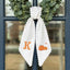 Fall Wreath Sash Bow Embroidered Initials, Personalized Monogram Wreath Sashes 54x5 in, Pumpkins Wreath Ribbon for Front Door, Garland Accessories, Autumn Farmhouse Door Wreath Decor