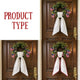 Patriotic Wreath Sash for Front Door, Red White Blue Flowers US Flag Door Wreath Decor, 54x5 in Personalized Initial Wreath Ribbon, Monogram Embroidered Sash for Holiday, 4th of July Wreath Sashes, Housewarming Gifts