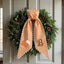 Fall Wreath Sash Bow Embroidered Initials, Personalized Monogram Wreath Sashes 54x5 in, Pumpkins Wreath Ribbon for Front Door, Garland Accessories, Autumn Farmhouse Door Wreath Decor