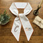 Fall Wreath Sash Bow Embroidered Initials, Personalized Monogram Wreath Sashes 54x5 in, Pumpkins Wreath Ribbon for Front Door, Garland Accessories, Autumn Farmhouse Door Wreath Decor