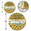 MeMate Personalized Garden Signs for Outdoor Decorative - Custom Name, Year Printed Wood Sign with Sunflower for Flower Garden Decor and Accessories - Wooden Outdoor Plaque for Garden