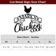 MeMate Personalized Name Sign for Chicken Coops, Chicken Coop Signs for Farmhouse Decoration, Hen House Decor, Metal Signs Outdoor Decor, 8-24 inches Large Metal Sign, Farm Sign, Housewarming Gifts