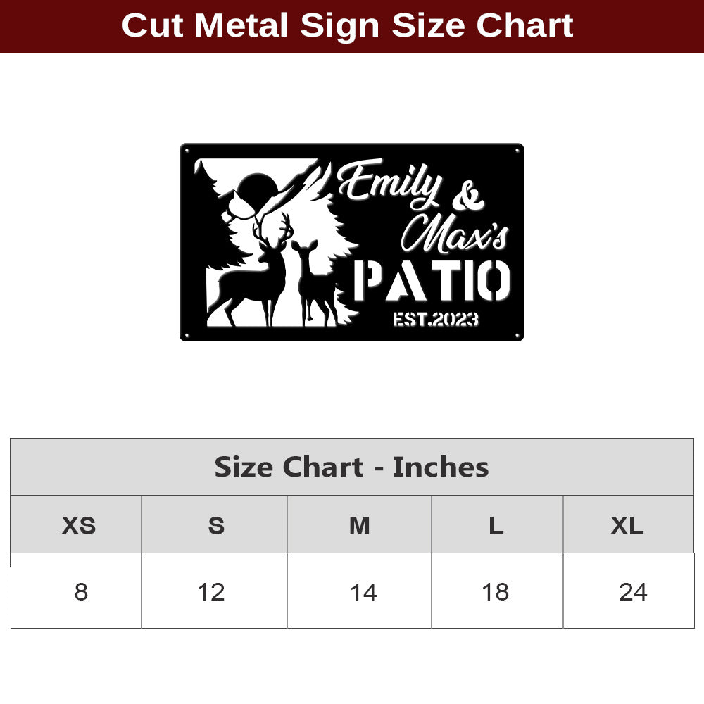 MeMate Metal Outdoor Sign, Backyard Paradise Sign to Personalize, Personalized Backyard Metal Signs Kitchen Decor, Custom Name Outdoor Plaques