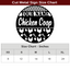 MeMate Chicken Coop Signs, Personalized Name Sign for Chicken Coops, Chicken Coop Signs for Farmhouse Decoration, Hen House Decor, Metal Signs Outdoor Decor, 8-24 inches Large Metal Sign, Farm Sign, Housewarming Gifts